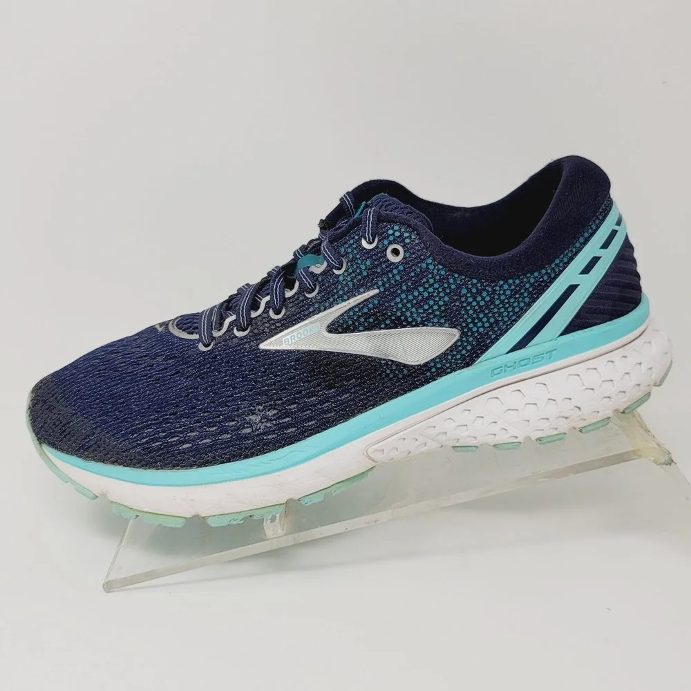 Brooks Ghost 11 Women's Sneakers Sz 9.5 B Running Shoes Navy Blue Casual